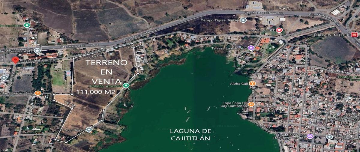 Foto de terreno comercial en venta en de la playa , lomas del pedregal, tlajomulco de zúñiga, jalisco, 0 No. 01