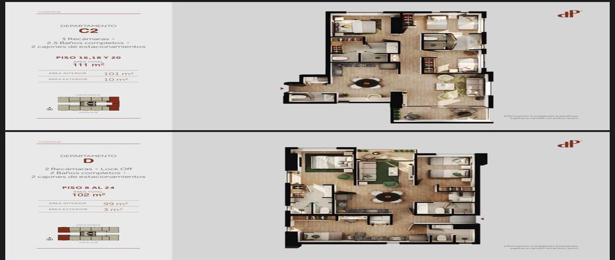 Foto de departamento en venta en  , del prado, monterrey, nuevo león, 0 No. 03