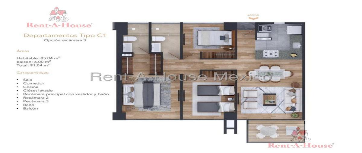Foto de departamento en venta en  , del valle centro, benito juárez, df / cdmx, 30814122 No. 04