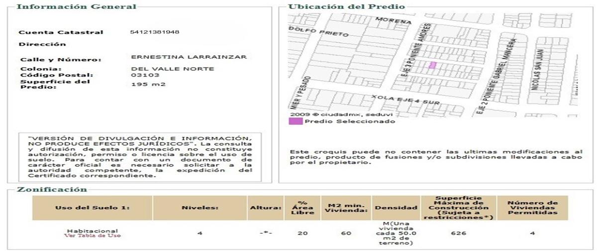 Foto de terreno habitacional en venta en  , del valle norte, benito juárez, df / cdmx, 27903340 No. 03