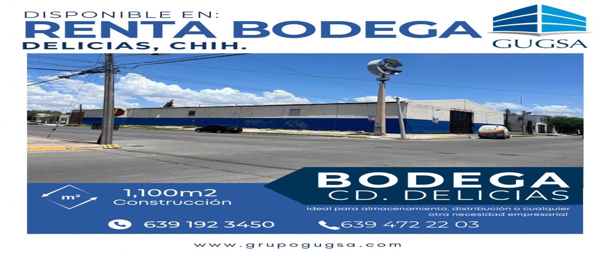 Foto de bodega en , delicias residencial, delicias, chihuahua, 28958290 foto 01 Foto de bodega en renta en , delicias residencial, delicias, chihuahua, 28958290 No. 01