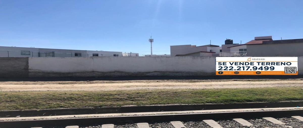 Foto de terreno habitacional en venta en diagonal del ferrocarril sin numero, ex-hacienda la carcaña, san pedro cholula, puebla, 26082856 No. 01