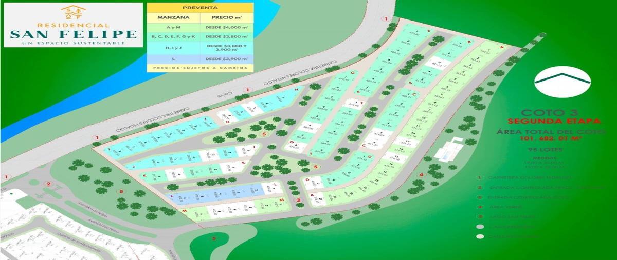 Foto de terreno habitacional en venta en  , dolores hidalgo, durango, durango, 0 No. 05