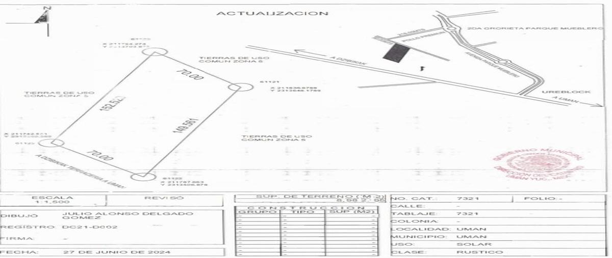 Foto de terreno habitacional en , dzibikak, umán, yucatán, 0 foto 01 Foto de terreno habitacional en venta en , dzibikak, umán, yucatán, 0 No. 01