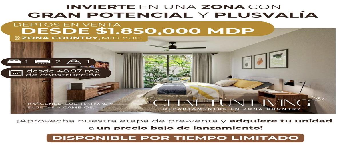 Foto de departamento en , dzibilchaltún, mérida, yucatán, 31426526 foto 01 Foto de departamento en venta en , dzibilchaltún, mérida, yucatán, 31426526 No. 01