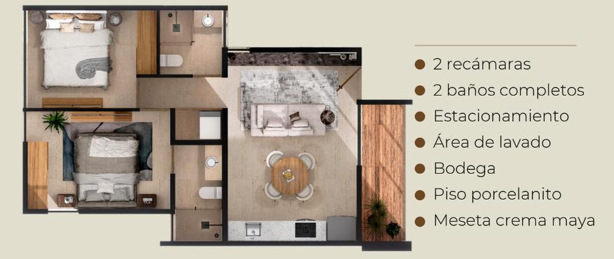 Foto de departamento en venta en  , dzitya, mérida, yucatán, 28617441 No. 03