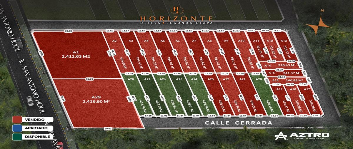 Foto de terreno habitacional en venta en  , dzitya, mérida, yucatán, 31426864 No. 03