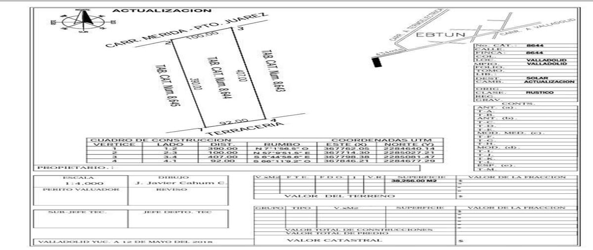 Foto de terreno habitacional en venta en  , ebtun, valladolid, yucatán, 10897701 No. 03