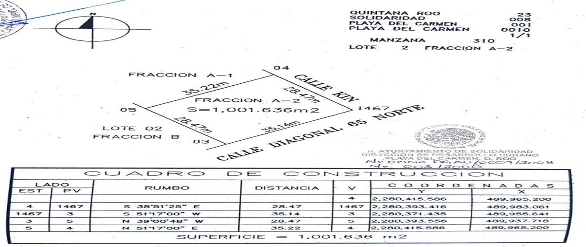 Foto de terreno habitacional en venta en  , ejidal, solidaridad, quintana roo, 0 No. 03
