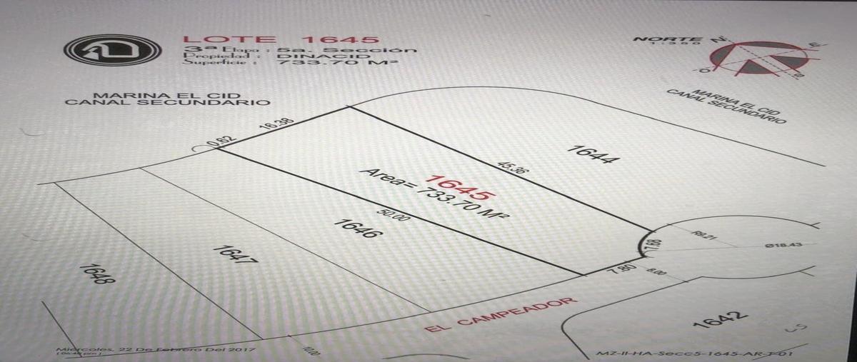 Foto de terreno habitacional en venta en el campeador , marina el cid, mazatlán, sinaloa, 29763259 No. 03