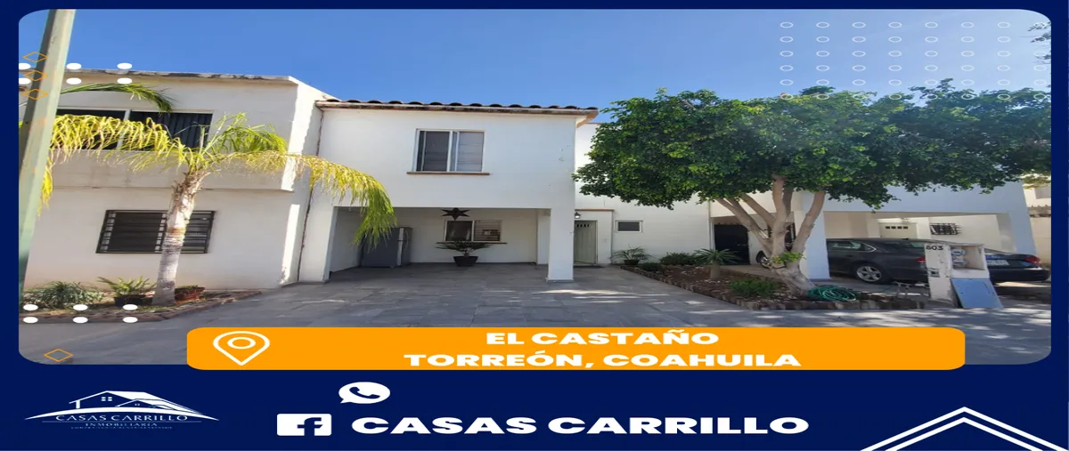 Foto de casa en venta en el castaño 1, el castaño, torreón, coahuila de zaragoza, 0 No. 01