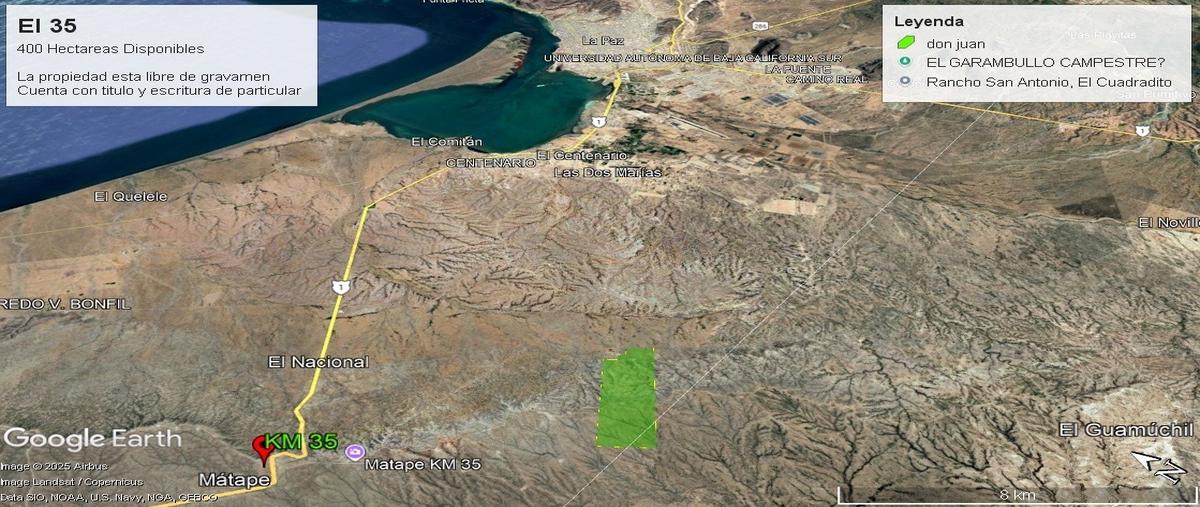 Foto de terreno habitacional en venta en  , el centenario, la paz, baja california sur, 0 No. 04