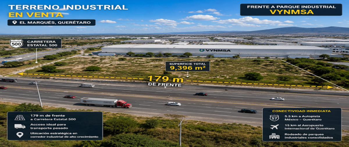 Foto de terreno industrial en el marques , coyotillos, el marqués, querétaro, 31500464 foto 01 Foto de terreno industrial en venta en el marques , coyotillos, el marqués, querétaro, 31500464 No. 01