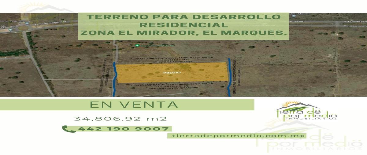 Foto de terreno habitacional en , el mirador, el marqués, querétaro, 0 foto 01 Foto de terreno habitacional en venta en , el mirador, el marqués, querétaro, 0 No. 01