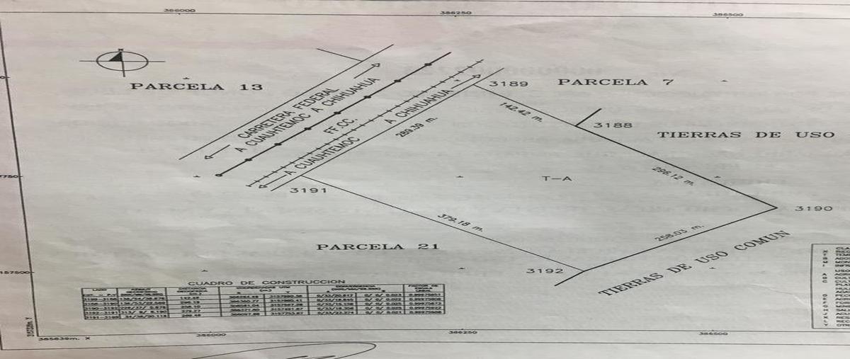 Foto de terreno habitacional en venta en  , el palomar, chihuahua, chihuahua, 8500894 No. 01