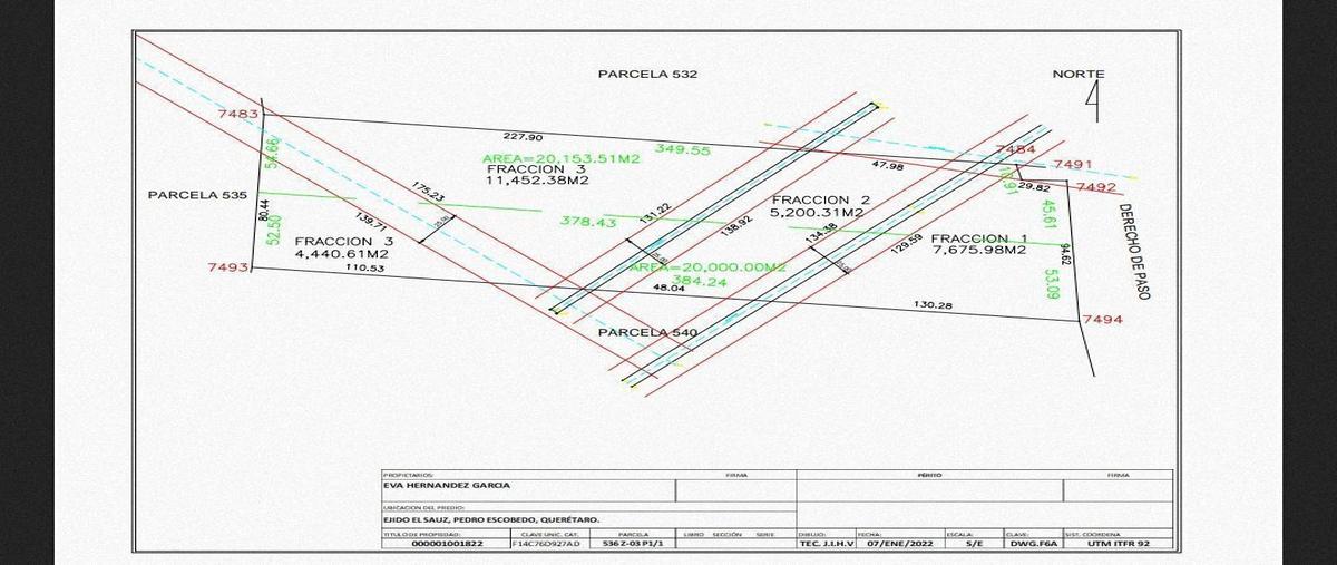 Foto de terreno industrial en venta en  , el sáuz alto, pedro escobedo, querétaro, 27747148 No. 03