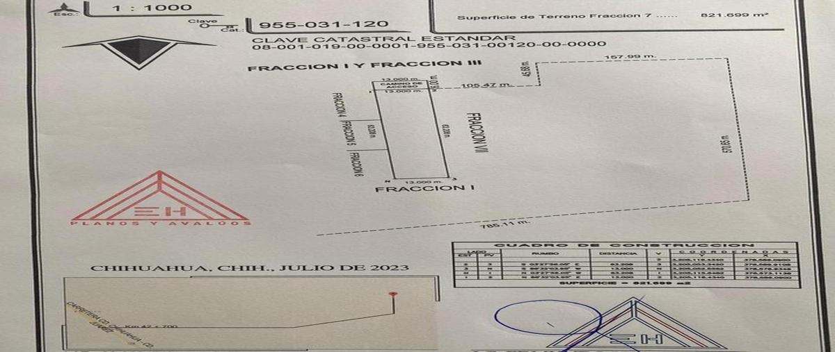 Foto de terreno habitacional en venta en  , el sáuz, chihuahua, chihuahua, 0 No. 04