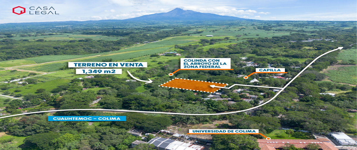 Foto de terreno habitacional en venta en  , el trapiche, cuauhtémoc, colima, 0 No. 01