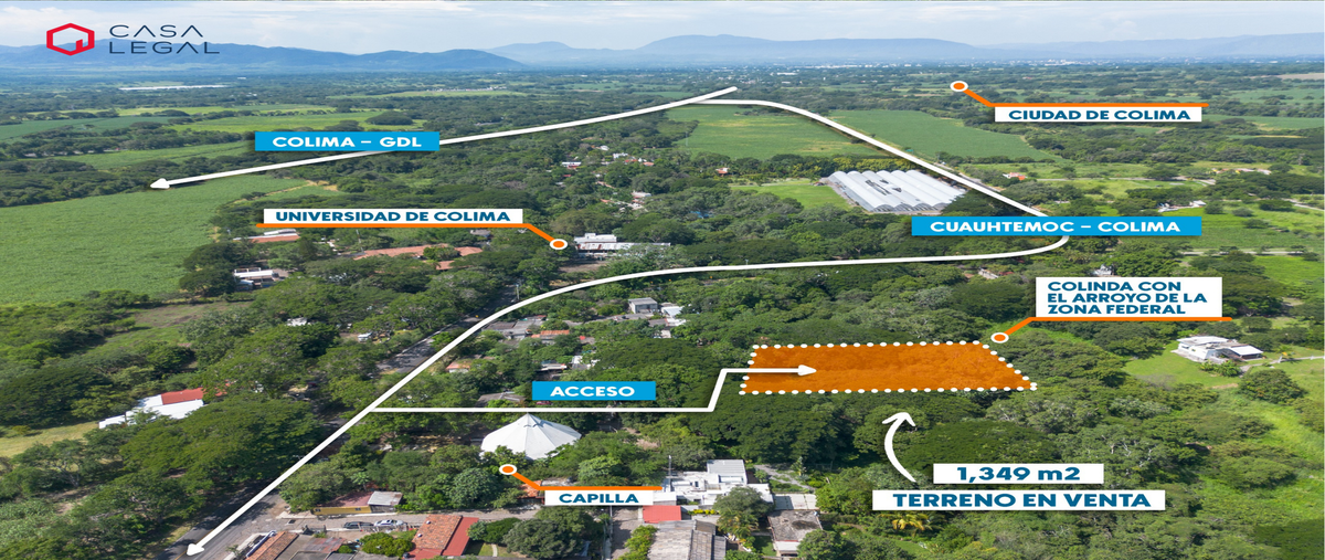 Foto de terreno habitacional en venta en  , el trapiche, cuauhtémoc, colima, 0 No. 02