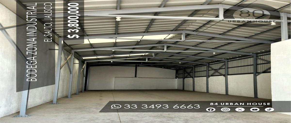 Foto de bodega en venta en emiliano zapata , felipe angeles, el salto, jalisco, 30154959 No. 01