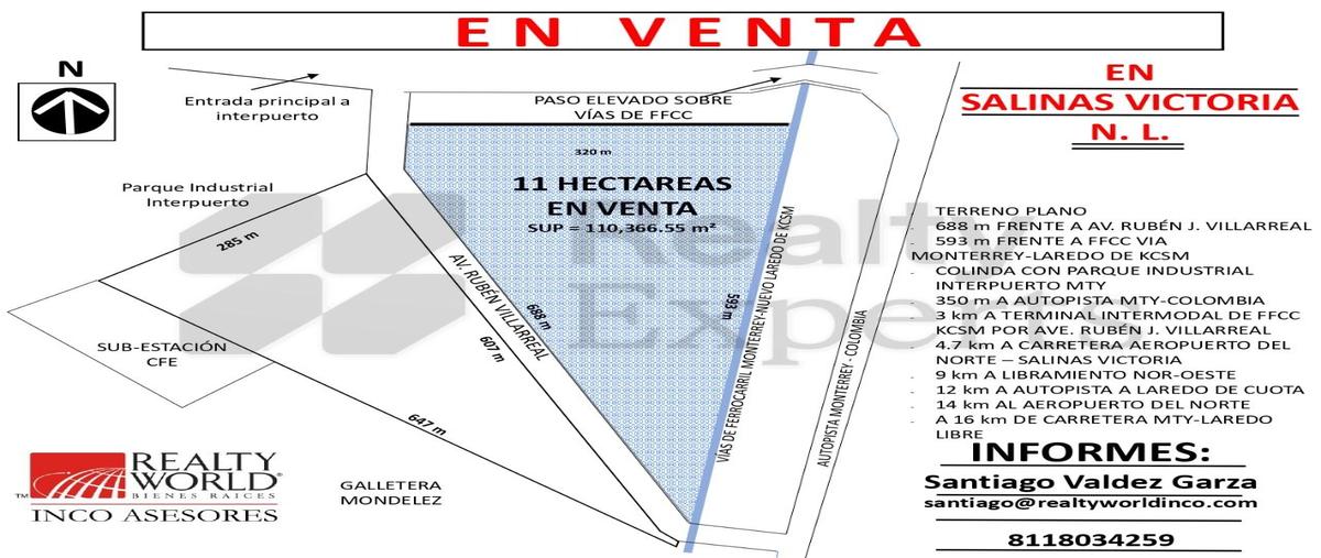 Foto de terreno industrial en venta en  , emiliano zapata, salinas victoria, nuevo león, 0 No. 05
