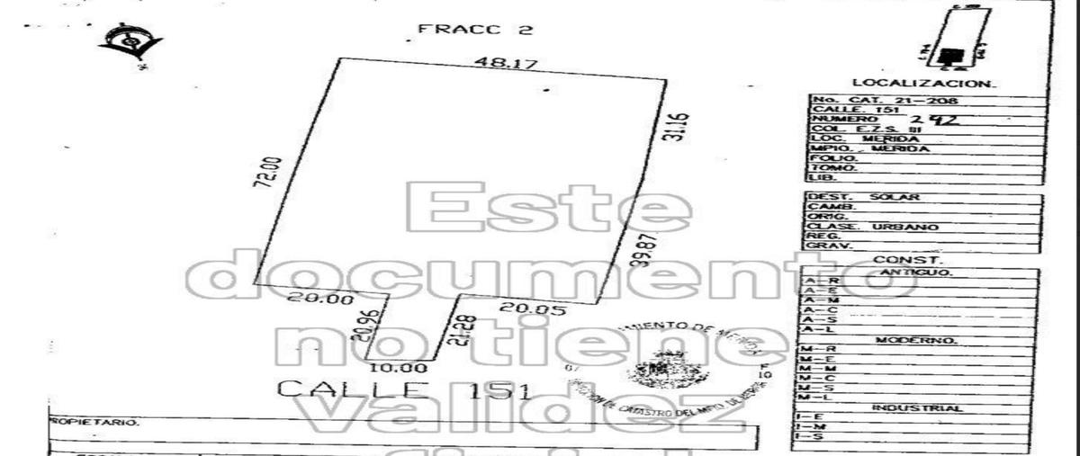 Foto de terreno habitacional en venta en  , emiliano zapata sur, mérida, yucatán, 30710820 No. 03