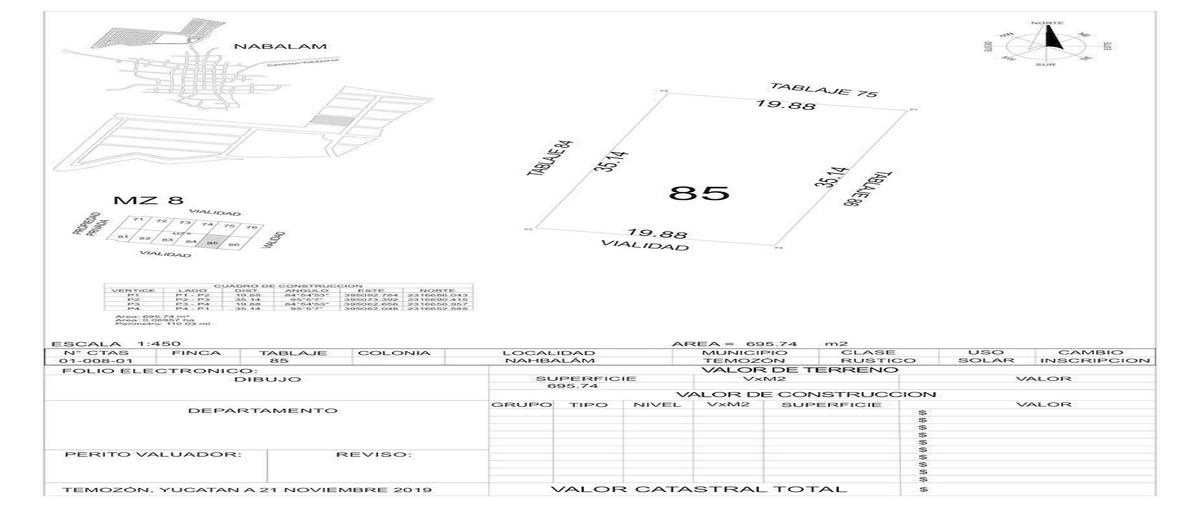 Foto de terreno habitacional en venta en  , emiliano zapata, valladolid, yucatán, 25431324 No. 05
