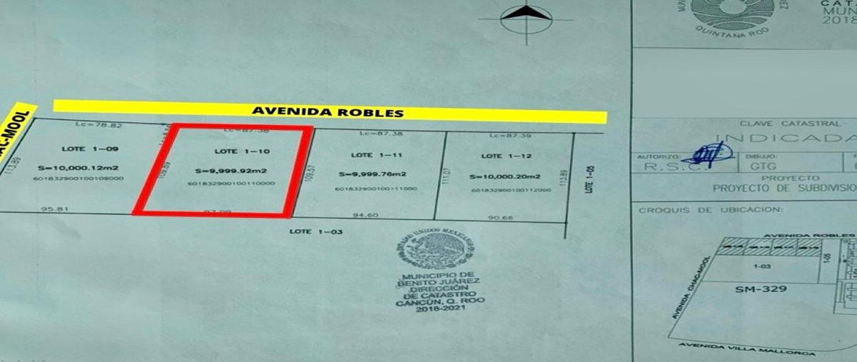Foto de terreno habitacional en venta en entre avenida robles y chacmool , supermanzana 239, benito juárez, quintana roo, 0 No. 05