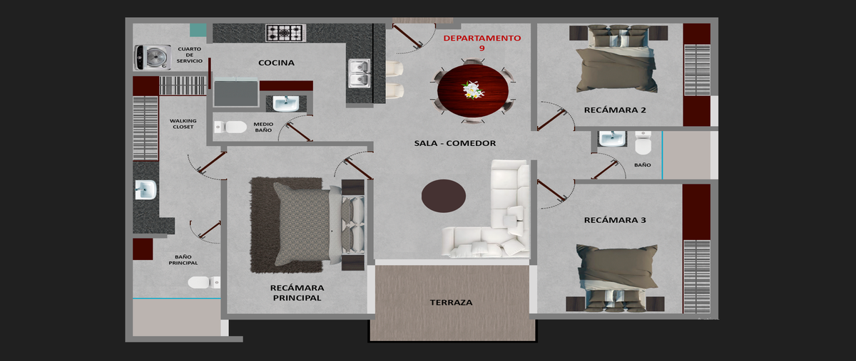 Foto de departamento en venta en faja de oro , petrolera, tampico, tamaulipas, 30899550 No. 04
