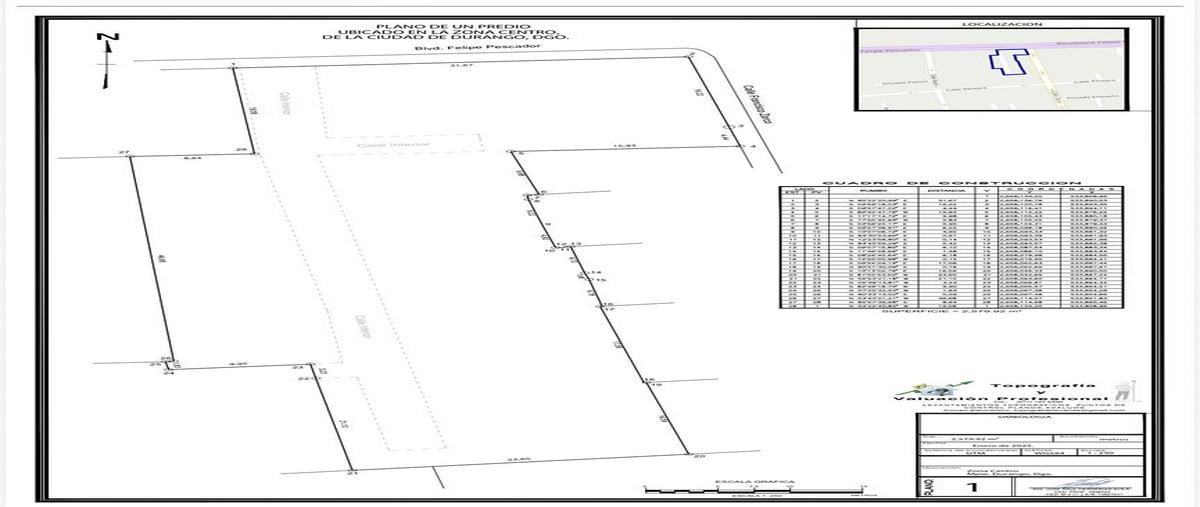 Foto de terreno habitacional en venta en felipe pescador , centro sct durango, durango, durango, 30894616 No. 03