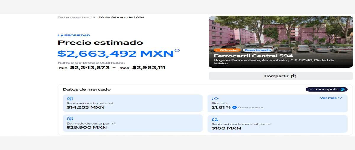 Foto de departamento en venta en ferrocarril central 594, pro-hogar, azcapotzalco, df / cdmx, 0 No. 05