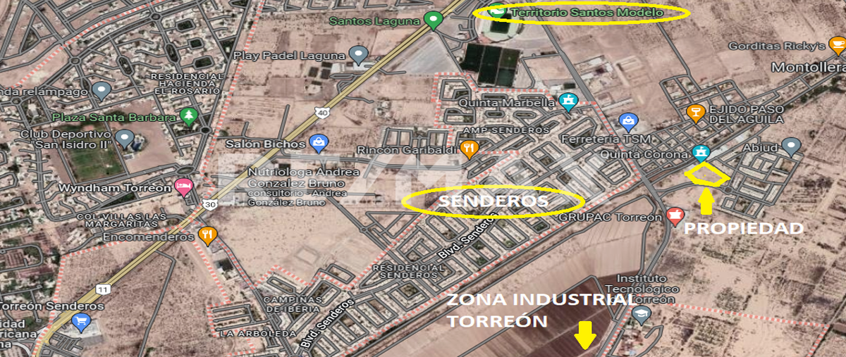 Foto de terreno comercial en venta en fraccionamiento boulevard lagos , lagos, torreón, coahuila de zaragoza, 25970856 No. 05