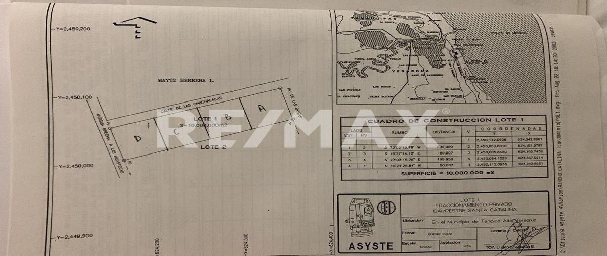 Foto de terreno habitacional en venta en fraccionamiento calle , tampico alto centro, tampico alto, veracruz de ignacio de la llave, 0 No. 03