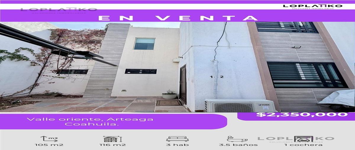 Foto de casa en , fraccionamiento las casas, arteaga, coahuila de zaragoza, 0 foto 01 Foto de casa en venta en , fraccionamiento las casas, arteaga, coahuila de zaragoza, 0 No. 01