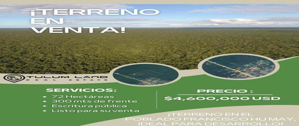 Foto de terreno habitacional en , francisco uh-may, tulum, quintana roo, 0 foto 01 Foto de terreno habitacional en venta en , francisco uh-may, tulum, quintana roo, 0 No. 01