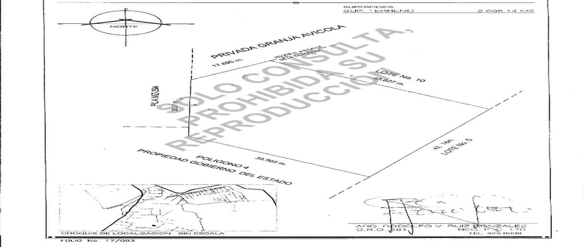 Foto de terreno habitacional en venta en  , granjas universitarias, chihuahua, chihuahua, 0 No. 03