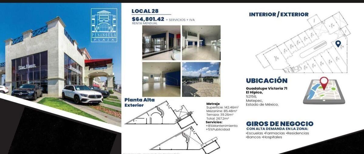 Foto de bodega en guadalupe victoria , el hipico, metepec, méxico, 0 foto 01 Foto de bodega en renta en guadalupe victoria , el hipico, metepec, méxico, 0 No. 01