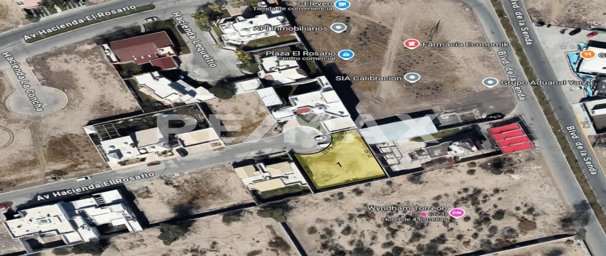 Foto de terreno habitacional en venta en hacienda san fernando lote 1 | hacienda el rosario , hacienda del rosario, torreón, coahuila de zaragoza, 29274659 No. 03