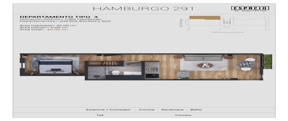 Foto de departamento en venta en hamburgo , juárez, cuauhtémoc, df / cdmx, 0 No. 05