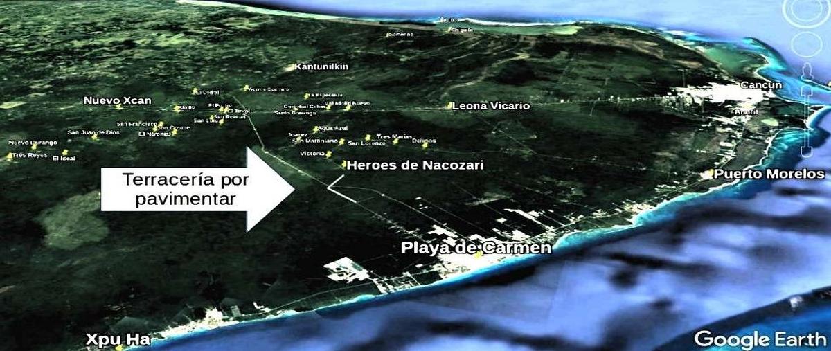 Foto de terreno habitacional en venta en heroes de nacozari , héroe de nacozari, lázaro cárdenas, quintana roo, 27510570 No. 03