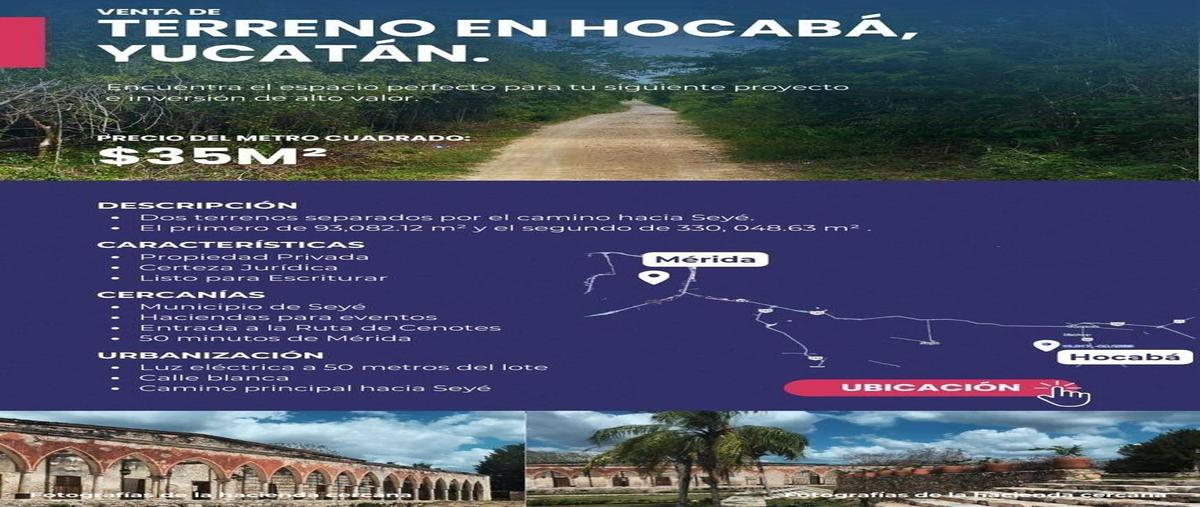 Foto de terreno habitacional en . , hocaba, hocabá, yucatán, 28445077 foto 03 Foto de terreno habitacional en venta en . , hocaba, hocabá, yucatán, 28445077 No. 03