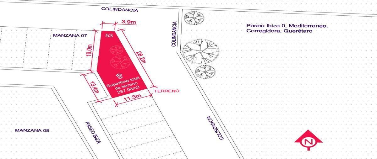 Foto de terreno habitacional en venta en ibiza , mediterráneo iii, corregidora, querétaro, 27409096 No. 03