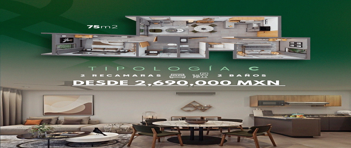 Foto de departamento en venta en idalia 1 , pensiones, mérida, yucatán, 0 No. 03