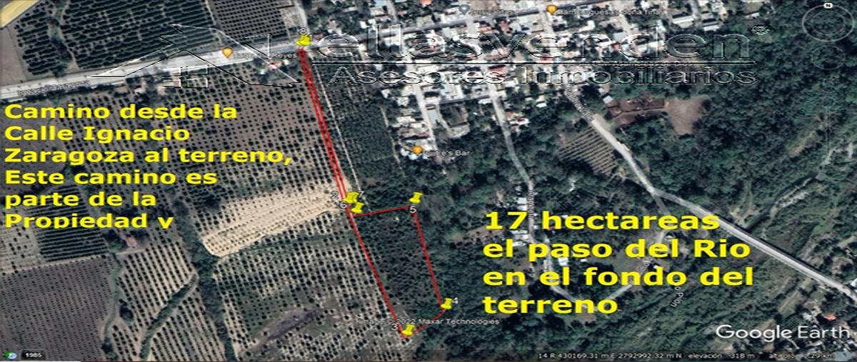Foto de terreno habitacional en venta en ignacio zaragoza 0, ciudad general terán, general terán, nuevo león, 28010283 No. 03