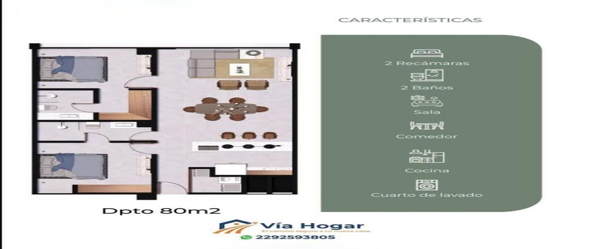 Foto de departamento en venta en  , ignacio zaragoza, veracruz, veracruz de ignacio de la llave, 31113365 No. 03