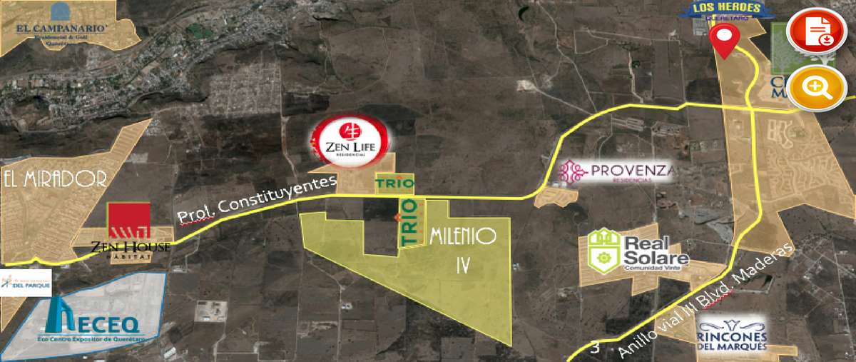 Foto de terreno habitacional en venta en iii anillo vial , ampliación la campana, el marqués, querétaro, 23347529 No. 03