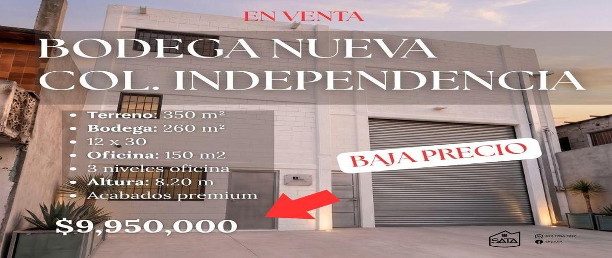 Foto de bodega en , independencia, monterrey, nuevo león, 27712288 foto 01 Foto de bodega en venta en , independencia, monterrey, nuevo león, 27712288 No. 01