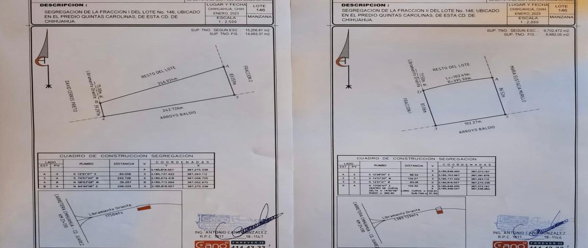 Foto de terreno habitacional en venta en  , integración de la sociedad, chihuahua, chihuahua, 26342721 No. 03