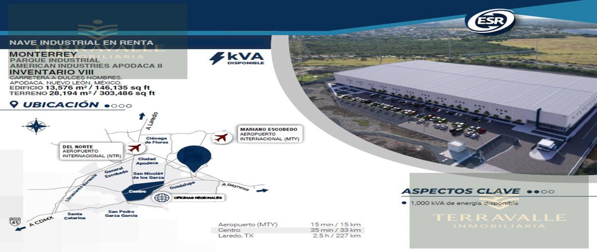 Foto de nave industrial en , interamerican, apodaca, nuevo león, 0 foto 02 Foto de nave industrial en renta en , interamerican, apodaca, nuevo león, 0 No. 02