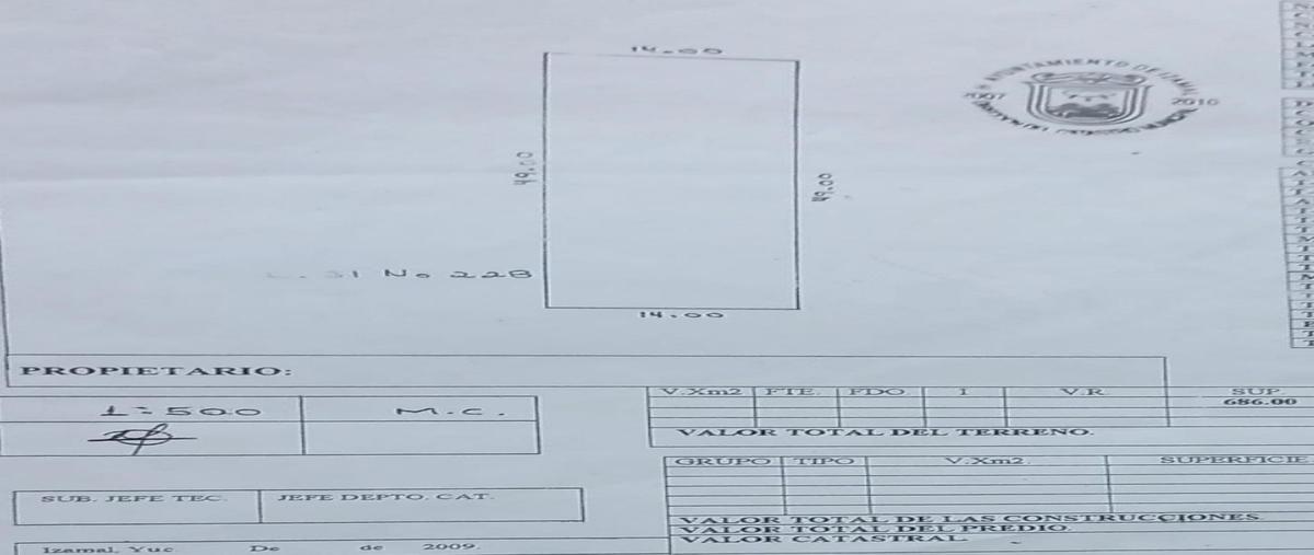 Foto de terreno habitacional en venta en  , izamal, izamal, yucatán, 0 No. 05